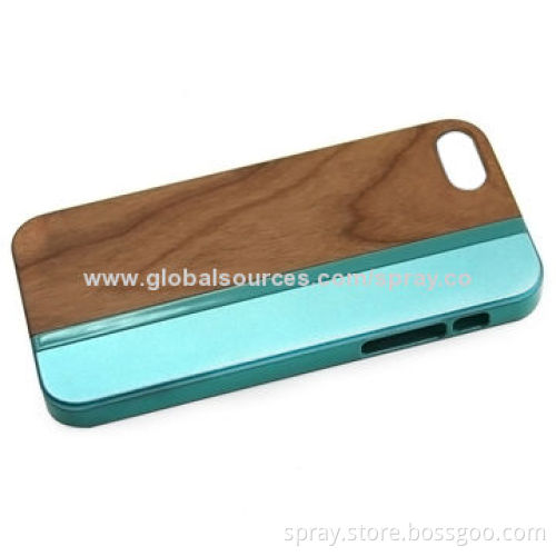 Handmade Hard Wooden Aluminum Case for iPhone 5/5S, Various Colors are Available